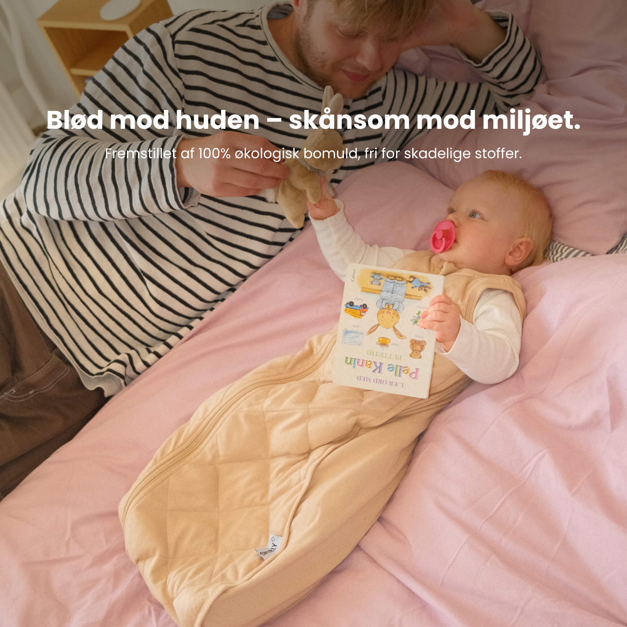 Swirly DreamNest – Vægtet Sovepose (0-24 mdr.)