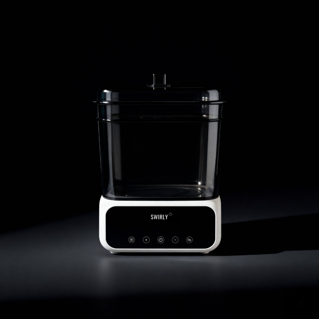 Swirly PureSteam – 4-i-1 Sterilisator & Tørreapparat til Sutteflasker og Babyudstyr
