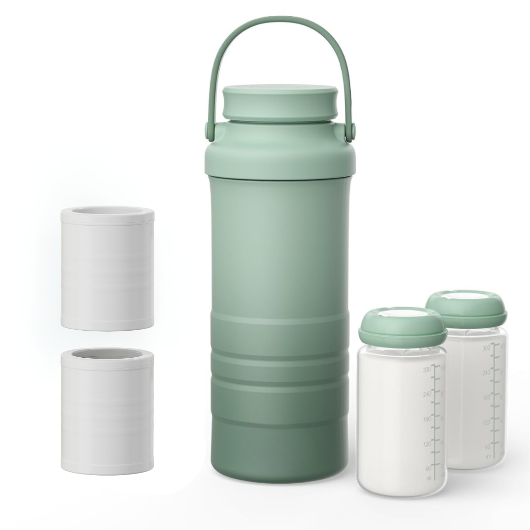 Swirly CoolBottle – Transportabel brystmælk køler til rejse og hverdag