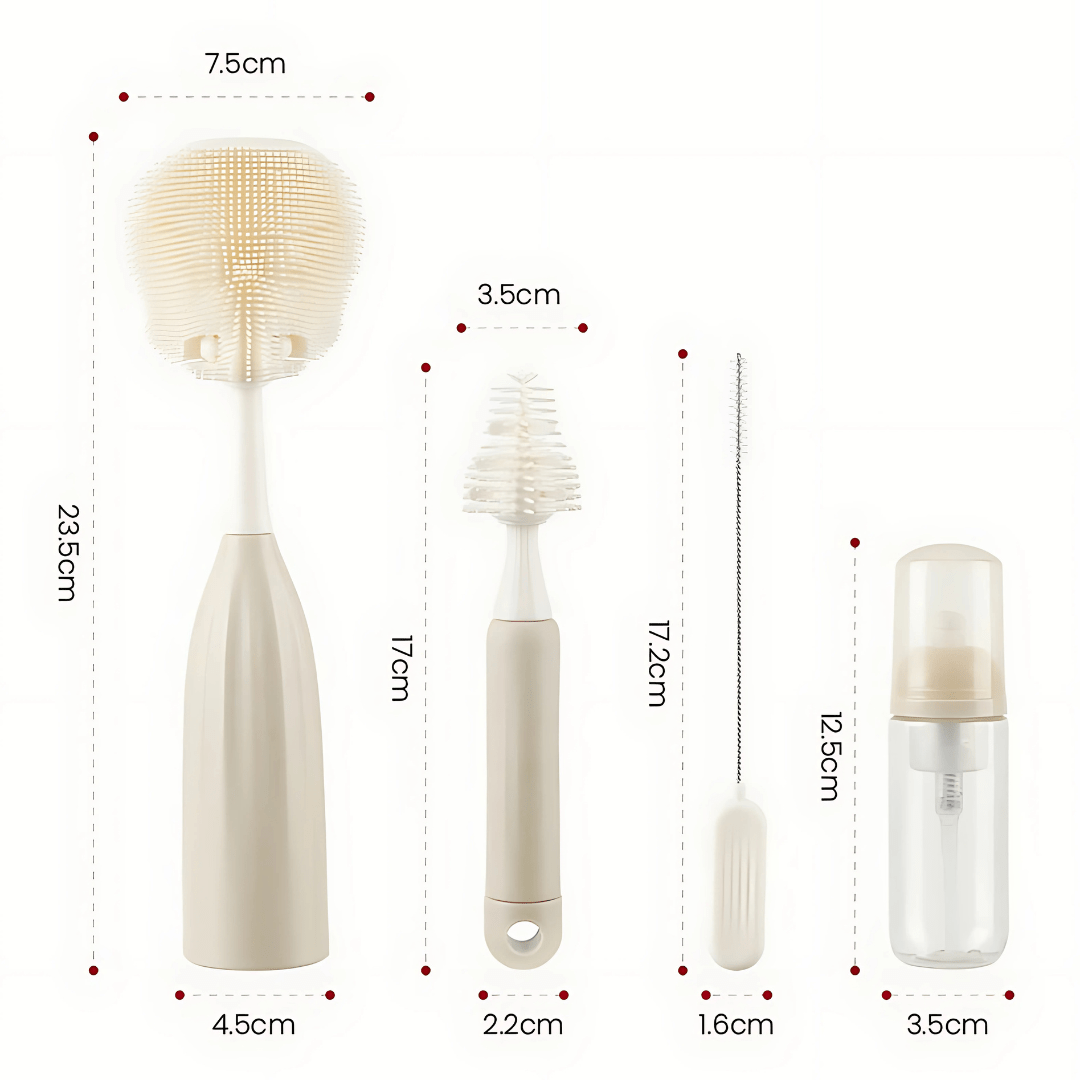 Swirly BabyBrush™ - Flaskerengøring gjort nemt - Swirly