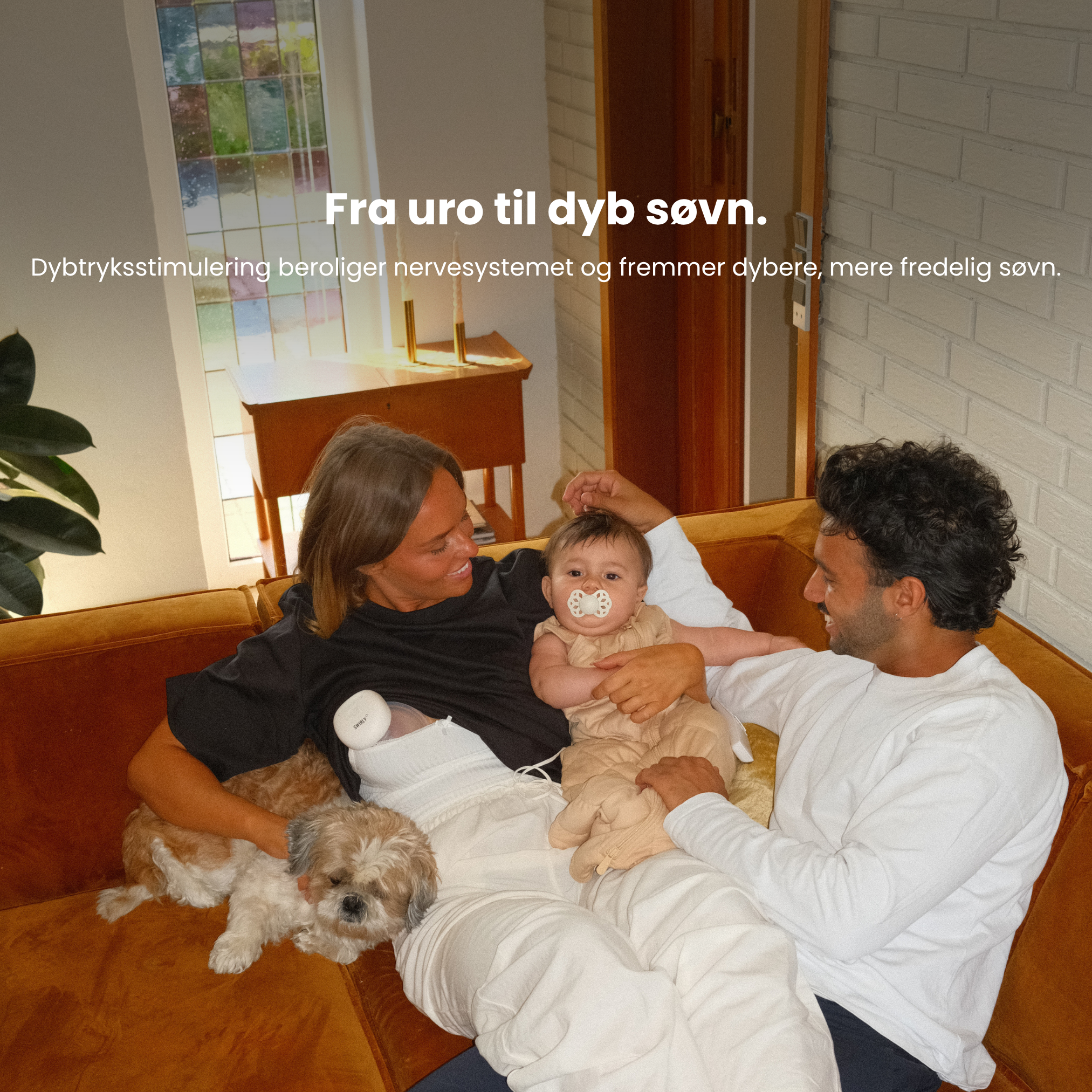 Swirly DreamNest – Vægtet Sovepose (0-24 mdr.)