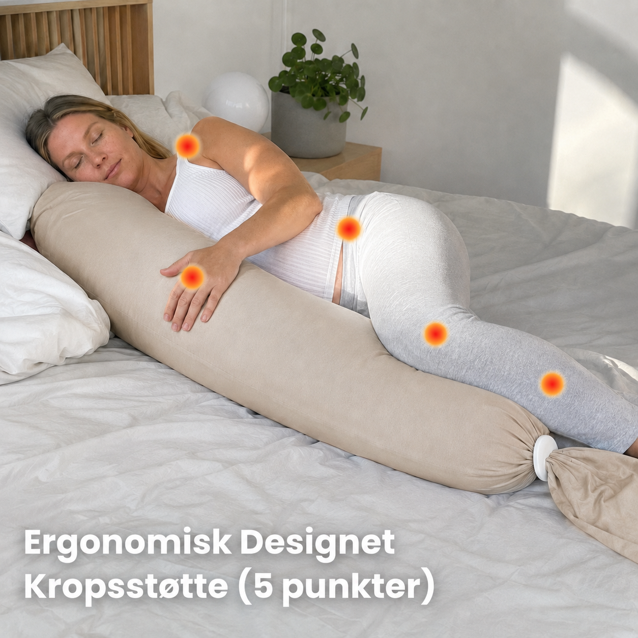 Swirly ComfortPillow – Ergonomisk Graviditetspude