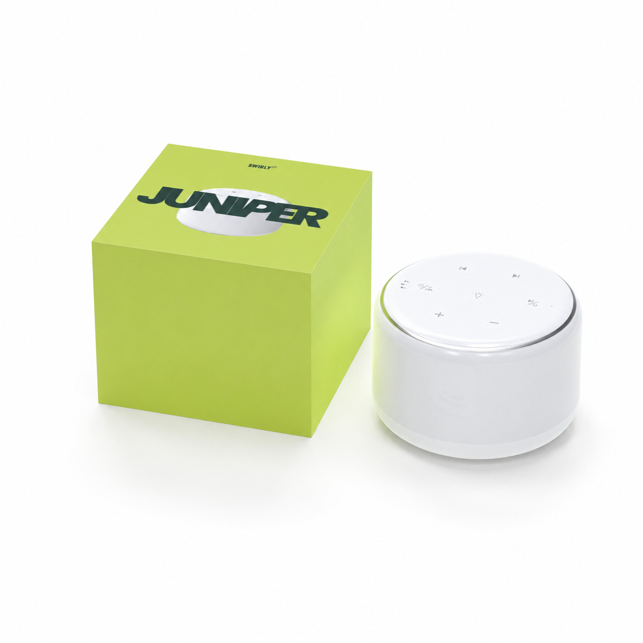 Swirly Juniper – Ammelampe & White Noise Maskine
