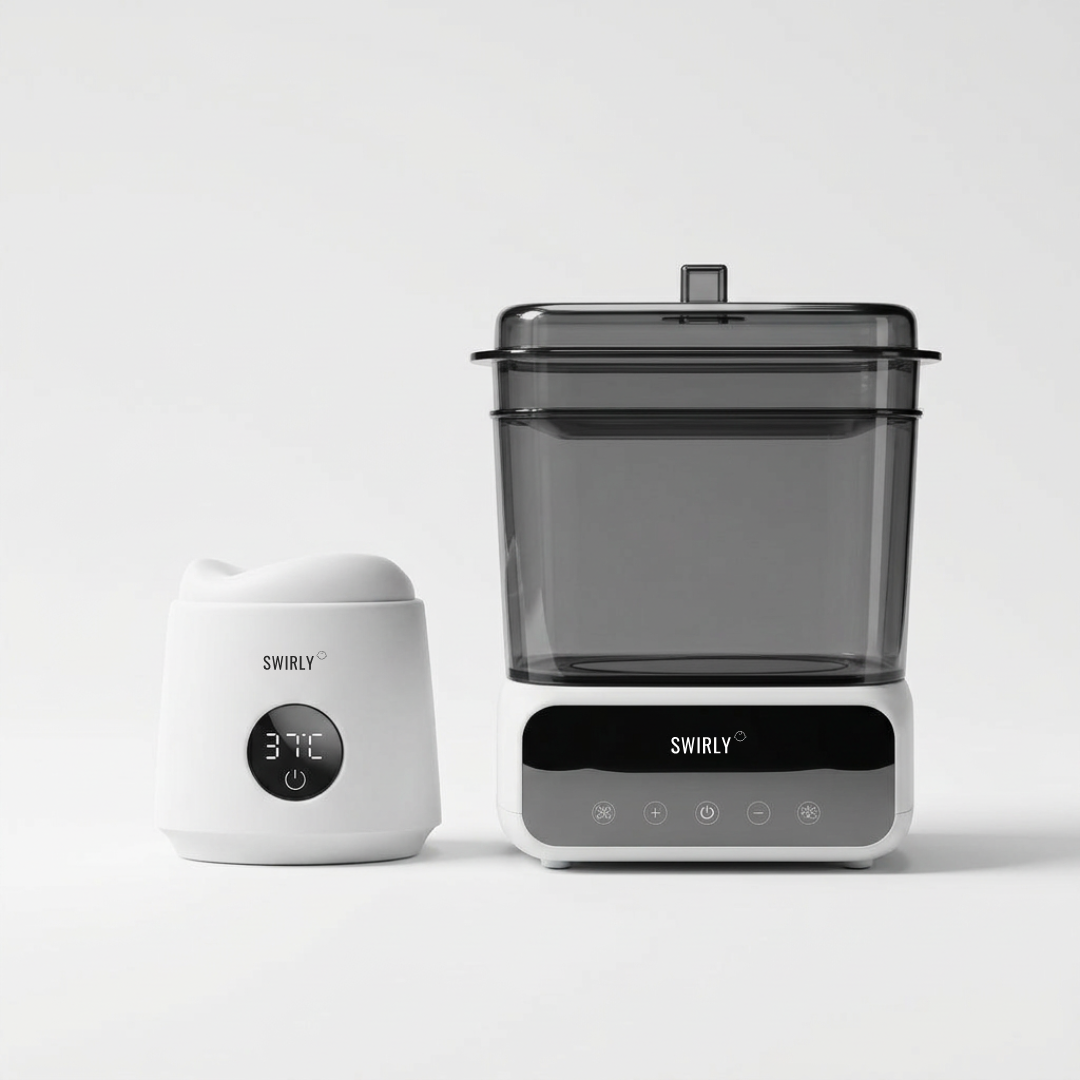 Flaskevarmer Pro + Puresteam Sterilisator og tørrer (Bundle)