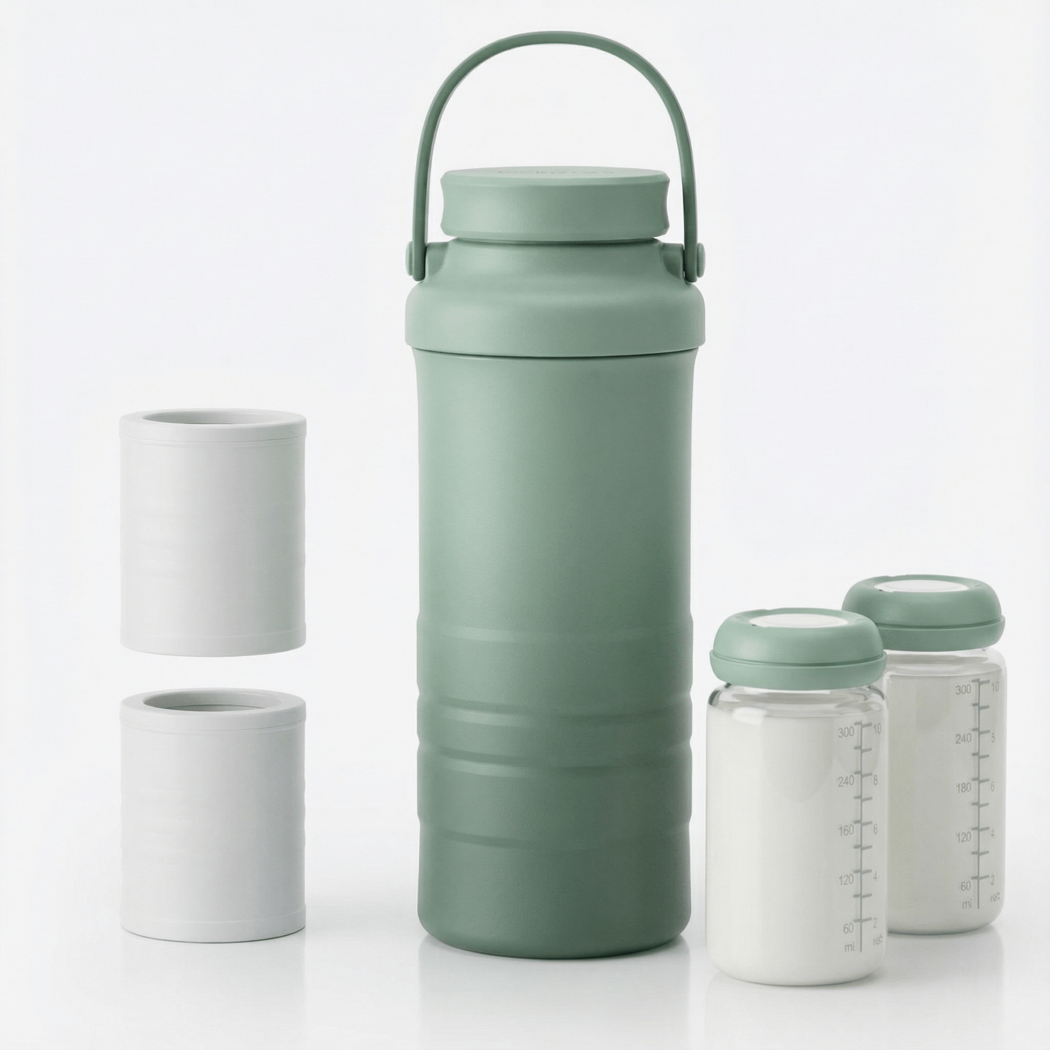 Swirly CoolBottle – Transportabel brystmælk køler til rejse og hverdag