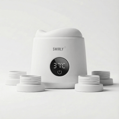 Swirly Flaskevarmer Pro - Babyshower Sæt