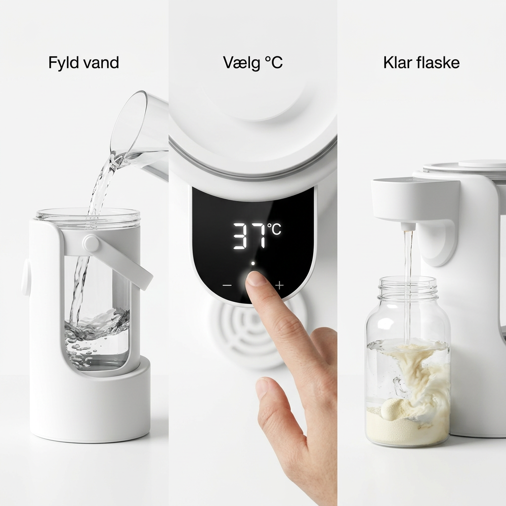 Swirly Instant - Vanddispenser til babyflasker