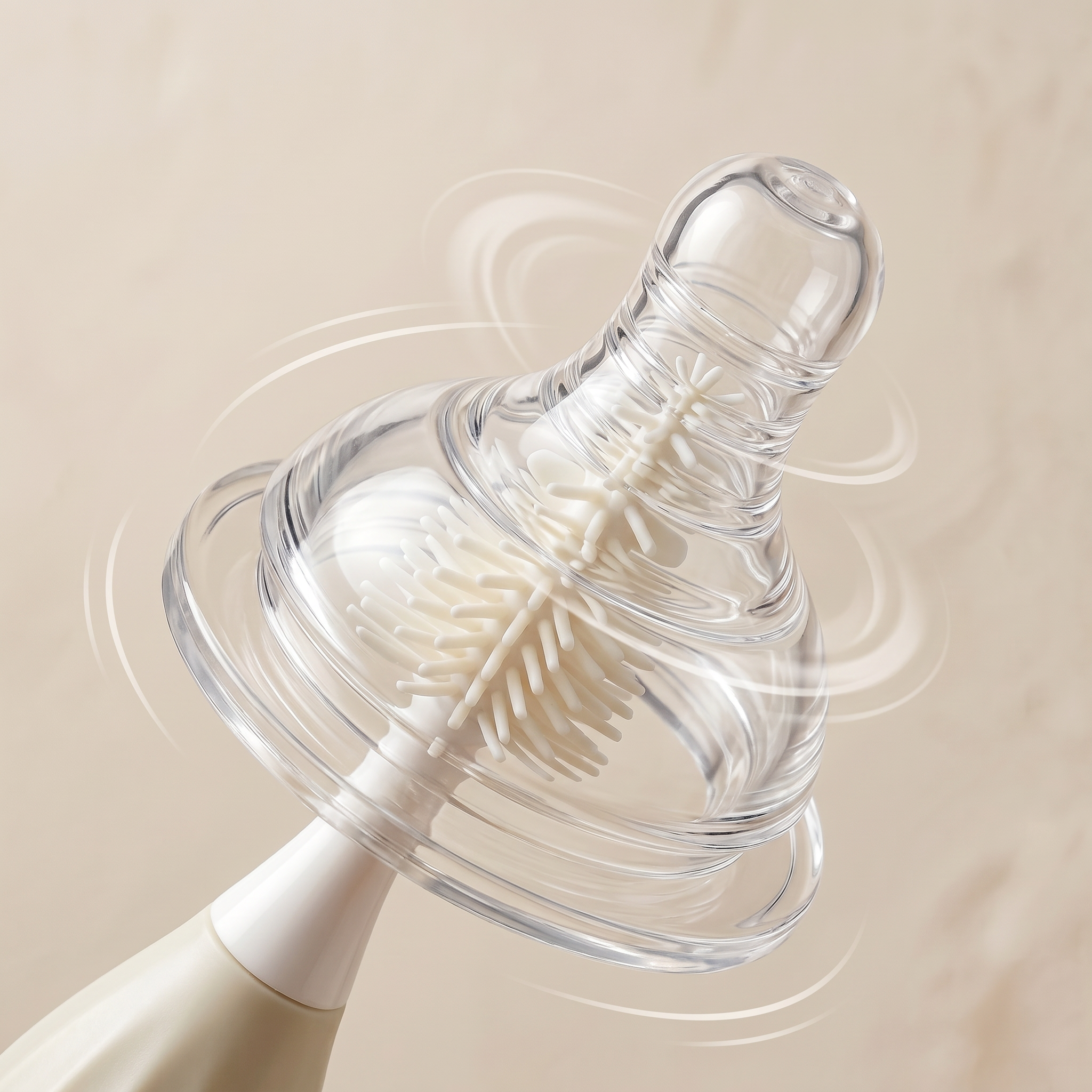 Swirly BabyBrush™ - Flaskerengøring gjort nemt