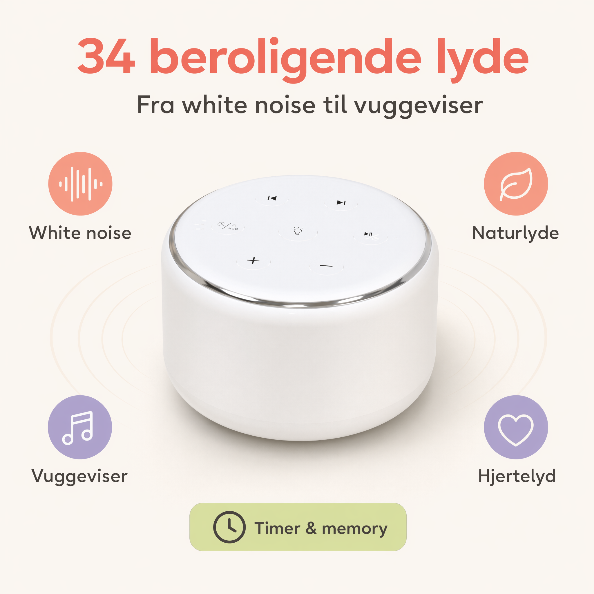 Swirly Juniper – Ammelampe & White Noise Maskine